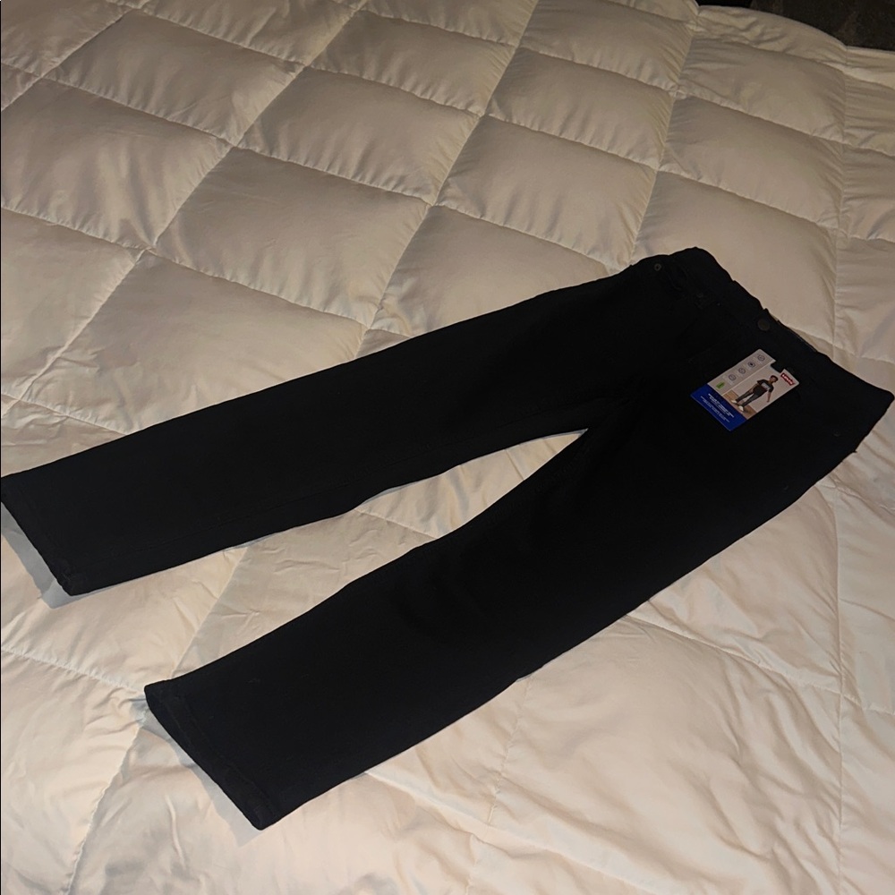 New With Tags Levi's 502 Regular Taper Big Boys Size 12 Black Jeans - Picture 7 of 7